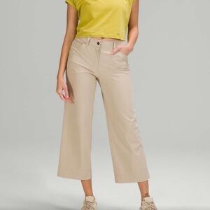 City Sleek 5 Pkt Wide Leg Pant 7/8